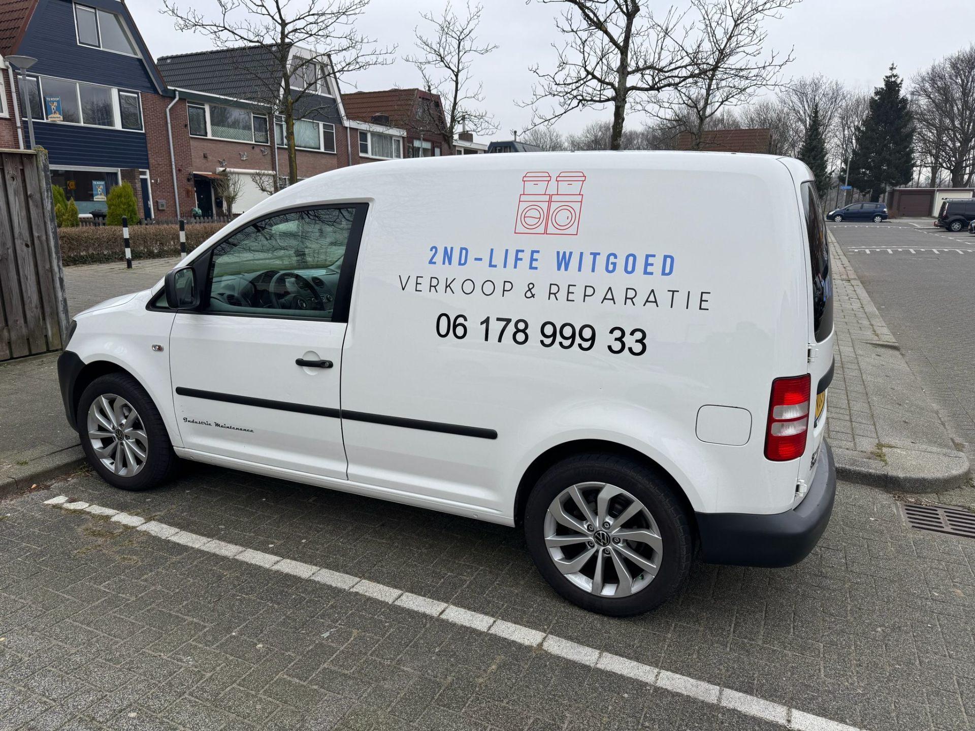 Servicebus van 2nd-life Witgoed voor witgoedreparatie aan huis